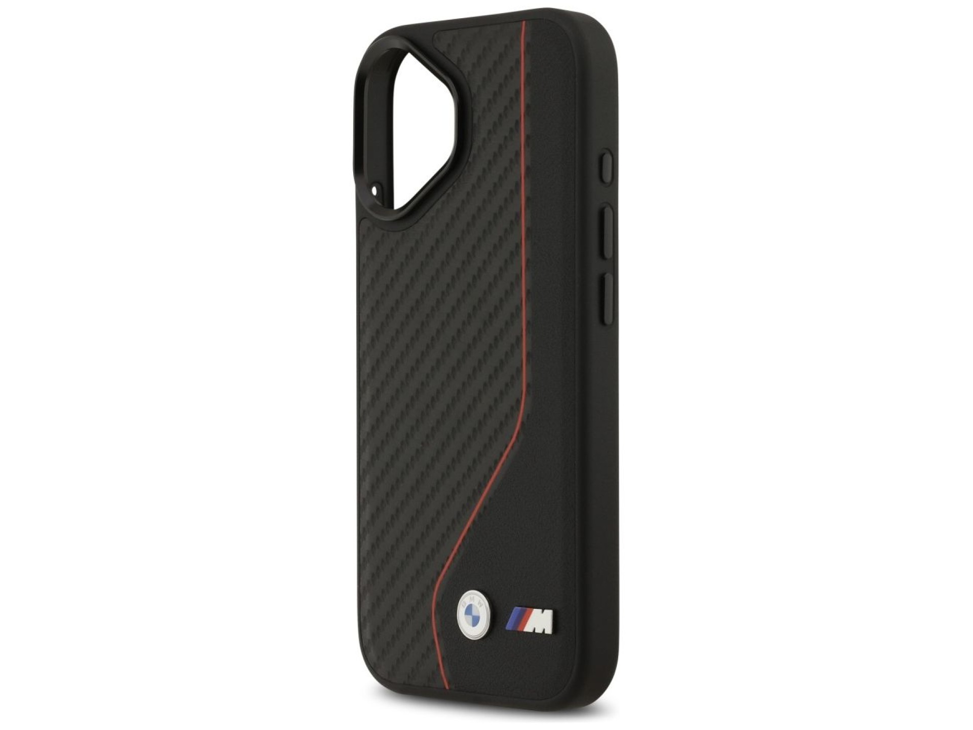 BMW M Carbon Line & Logo MagSafe Case for iPhone 17 - Red