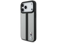 BMW M Perforated Stripe Logo MagSafe Case for iPhone 17 Pro Max - Gray BMW M Perforated Stripe Logo MagSafe Case for iPhone 17 Pro Max - Gray