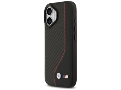 BMW M Carbon Line & Logo MagSafe Case for iPhone 17 - Red BMW M Carbon Line & Logo MagSafe Case for iPhone 17 - Red