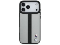 BMW M Perforated Stripe Logo MagSafe Case for iPhone 17 Pro Max - Gray BMW M Perforated Stripe Logo MagSafe Case for iPhone 17 Pro Max - Gray
