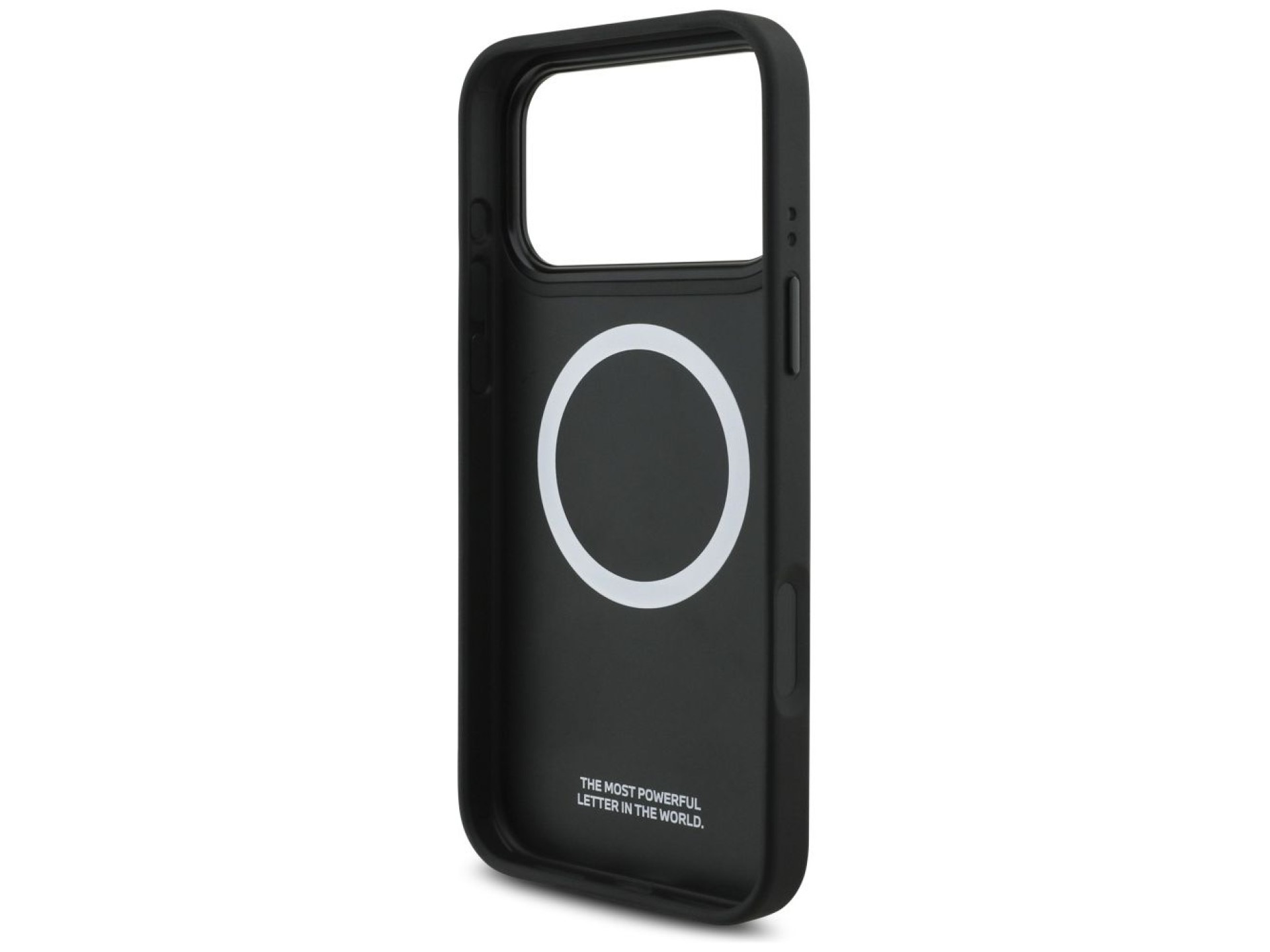 BMW M Perforated Stripe Logo MagSafe Case for iPhone 17 Pro Max - Gray
