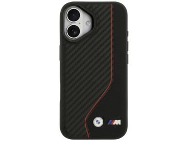 BMW M Carbon Line & Logo MagSafe Case for iPhone 17 - Red BMW M Carbon Line & Logo MagSafe Case for iPhone 17 - Red