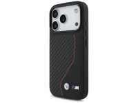 Capa MagSafe BMW M Carbon Line com logotipo para iPhone 17 Pro - Vermelha Capa MagSafe BMW M Carbon Line com logotipo para iPhone 17 Pro - Vermelha