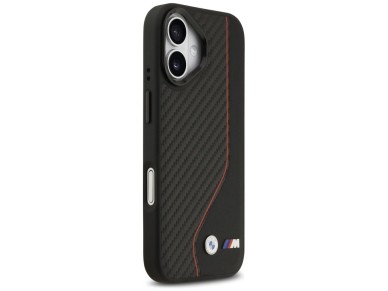 BMW M Carbon Line & Logo MagSafe Case for iPhone 17 - Red BMW M Carbon Line & Logo MagSafe Case for iPhone 17 - Red