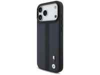 BMW M Perforated Stripe Logo MagSafe Case for iPhone 17 Pro Max - Navy Blue BMW M Perforated Stripe Logo MagSafe Case for iPhone 17 Pro Max - Navy Blue