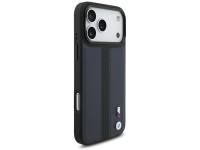 BMW M Perforated Stripe Logo MagSafe Case for iPhone 17 Pro Max - Navy Blue BMW M Perforated Stripe Logo MagSafe Case for iPhone 17 Pro Max - Navy Blue