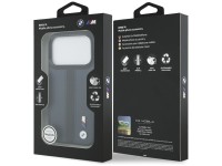 Funda MagSafe BMW M con logotipo de franja perforada para iPhone 17 Pro - Azul marino
