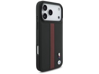 BMW M Perforated Stripe Logo MagSafe Case for iPhone 17 Pro Max - Red BMW M Perforated Stripe Logo MagSafe Case for iPhone 17 Pro Max - Red