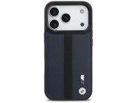 Funda MagSafe BMW M con logotipo de franja perforada para iPhone 17 Pro - Azul marino