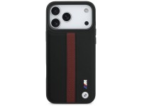 BMW M Perforated Stripe Logo MagSafe Case for iPhone 17 Pro Max - Red BMW M Perforated Stripe Logo MagSafe Case for iPhone 17 Pro Max - Red