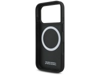 Capa MagSafe BMW M com logotipo de faixa perfurada para iPhone 17 Pro - Vermelha Capa MagSafe BMW M com logotipo de faixa perfurada para iPhone 17 Pro - Vermelha