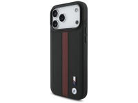 BMW M Perforated Stripe Logo MagSafe Case for iPhone 17 Pro Max - Red BMW M Perforated Stripe Logo MagSafe Case for iPhone 17 Pro Max - Red