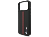 BMW M Perforated Stripe Logo MagSafe Case for iPhone 17 Pro Max - Red BMW M Perforated Stripe Logo MagSafe Case for iPhone 17 Pro Max - Red