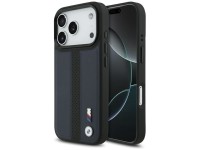 Funda MagSafe BMW M con logotipo de franja perforada para iPhone 17 Pro - Azul marino