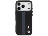 Capa MagSafe BMW M com logotipo de faixa perfurada para iPhone 17 Pro - Azul