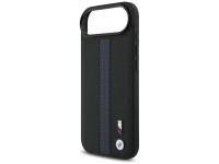 Capa MagSafe BMW M com logotipo de faixa perfurada para iPhone 17 Air - Azul Capa MagSafe BMW M com logotipo de faixa perfurada para iPhone 17 Air - Azul