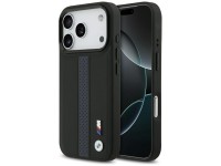Funda MagSafe BMW M con logotipo de franja perforada para iPhone 17 Pro - Azul