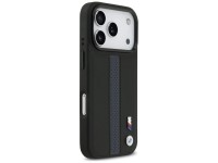 Capa MagSafe BMW M com logotipo de faixa perfurada para iPhone 17 Pro - Azul