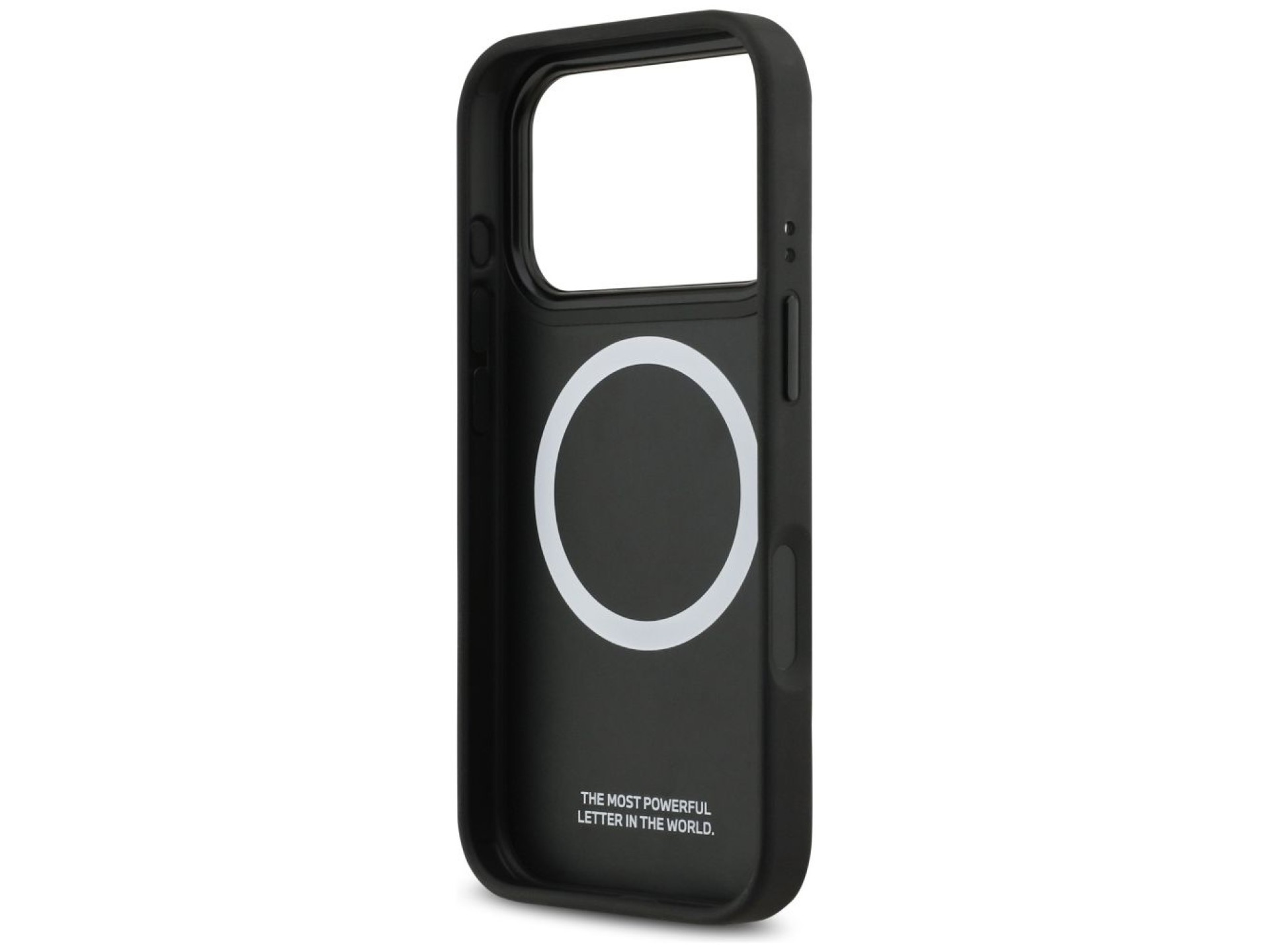 Capa MagSafe BMW M com logotipo de faixa perfurada para iPhone 17 Pro - Azul