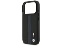 Capa MagSafe BMW M com logotipo de faixa perfurada para iPhone 17 Pro - Azul