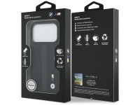 Capa MagSafe BMW M com logotipo de faixa perfurada para iPhone 17 Pro - Azul