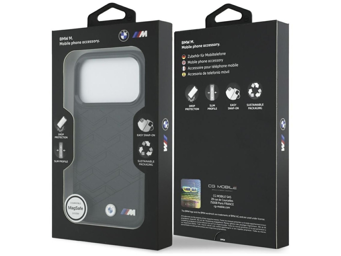 BMW M Shape Logo MagSafe Case for iPhone 17 Pro - Black