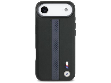 BMW M Perforated Stripe Logo MagSafe Case for iPhone 17 Air - Blue BMW M Perforated Stripe Logo MagSafe Case for iPhone 17 Air - Blue
