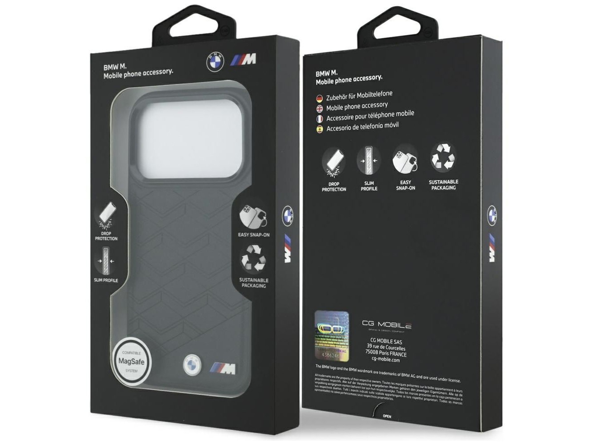 BMW M Shape Logo MagSafe Case for iPhone 17 Pro - Black