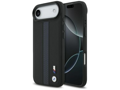 BMW M Perforated Stripe Logo MagSafe Case for iPhone 17 Air - Blue BMW M Perforated Stripe Logo MagSafe Case for iPhone 17 Air - Blue