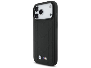 BMW M Quilted Logo MagSafe Case for iPhone 17 Pro Max - Black BMW M Quilted Logo MagSafe Case for iPhone 17 Pro Max - Black