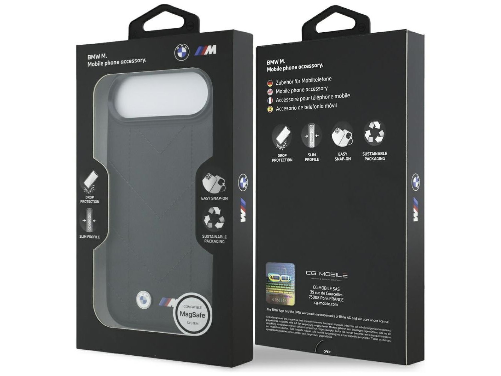 BMW M Quilted Logo MagSafe Case for iPhone 17 Air - Black