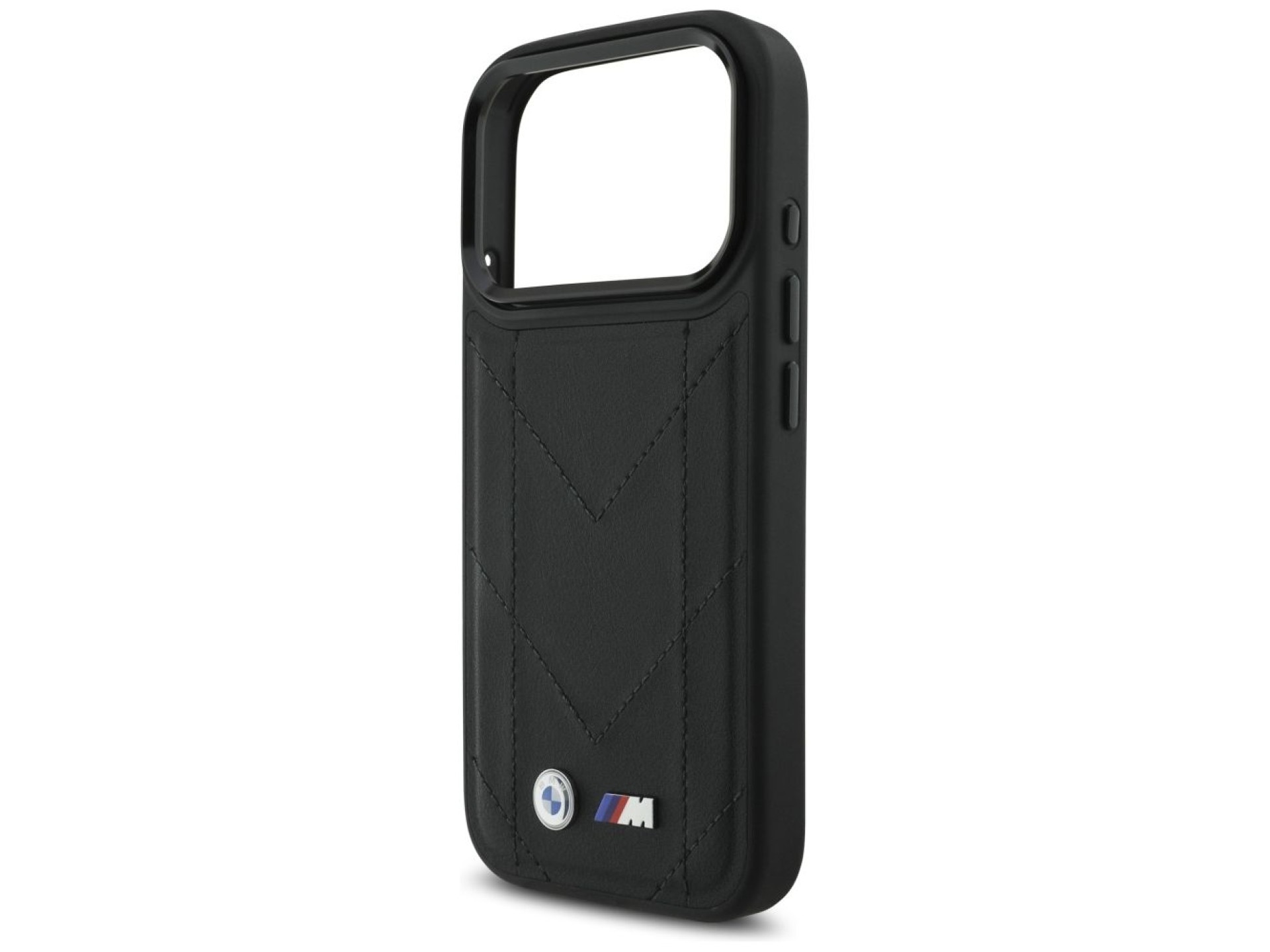 Funda BMW M acolchada con logo MagSafe para iPhone 17 Pro - Negra