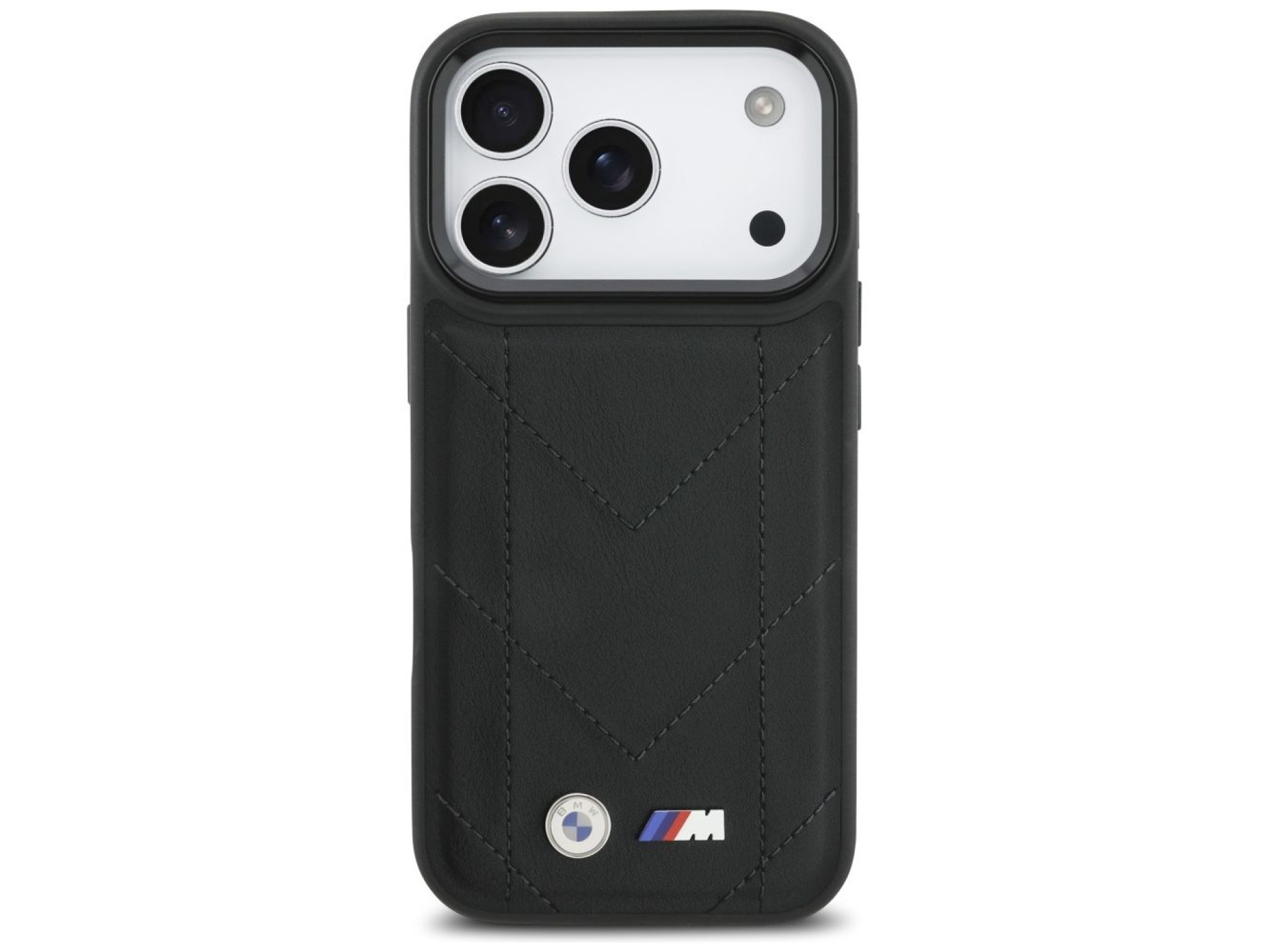 Funda BMW M acolchada con logo MagSafe para iPhone 17 Pro - Negra