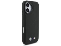 Capa MagSafe para iPhone 17 com logotipo BMW M acolchoado - Preta