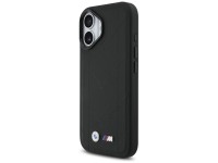 Capa MagSafe para iPhone 17 com logotipo BMW M acolchoado - Preta
