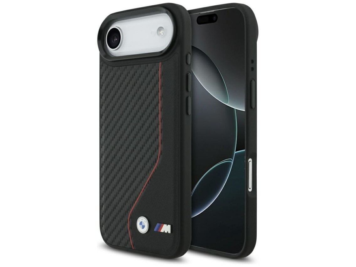 BMW M Carbon Line & Logo MagSafe Case for iPhone Air - Red