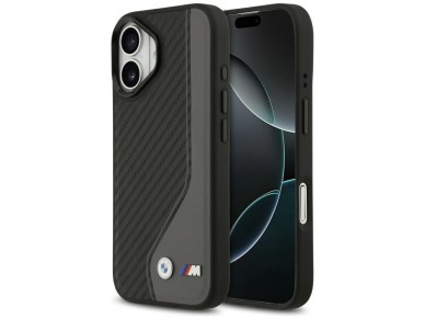 BMW M Carbon Logo MagSafe Case for iPhone 17 - Black and Gray BMW M Carbon Logo MagSafe Case for iPhone 17 - Black and Gray