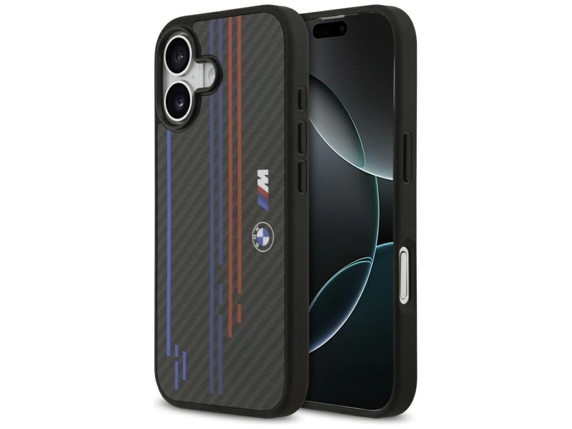 BMW M Kevlar Lines & Logo MagSafe Case for iPhone 17 - Black