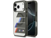 Capa MagSafe BMW M IML com botões metálicos e linhas tricolores para iPhone 17 Pro Max - Cinza Capa MagSafe BMW M IML com botões metálicos e linhas tricolores para iPhone 17 Pro Max - Cinza
