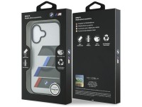 Funda MagSafe BMW M IML con botones metálicos y líneas tricolores para iPhone 17 - Gris Funda MagSafe BMW M IML con botones metálicos y líneas tricolores para iPhone 17 - Gris