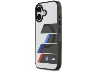 Funda MagSafe BMW M IML con botones metálicos y líneas tricolores para iPhone 17 - Gris Funda MagSafe BMW M IML con botones metálicos y líneas tricolores para iPhone 17 - Gris