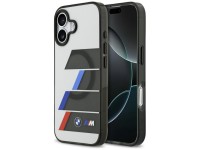 Funda MagSafe BMW M IML con botones metálicos y líneas tricolores para iPhone 17 - Gris Funda MagSafe BMW M IML con botones metálicos y líneas tricolores para iPhone 17 - Gris