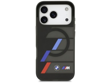 BMW M IML Metal Buttons Tricolor Lines MagSafe Case for iPhone 17 Pro - Black BMW M IML Metal Buttons Tricolor Lines MagSafe Case for iPhone 17 Pro - Black
