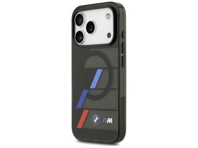 BMW M IML Metal Buttons Tricolor Lines MagSafe Case for iPhone 17 Pro - Black BMW M IML Metal Buttons Tricolor Lines MagSafe Case for iPhone 17 Pro - Black