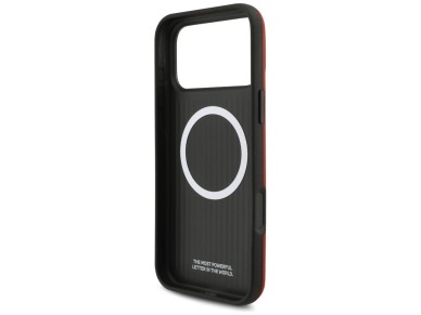 BMW M FW Metal Logo MagSafe Case for iPhone 17 Pro Max - Red