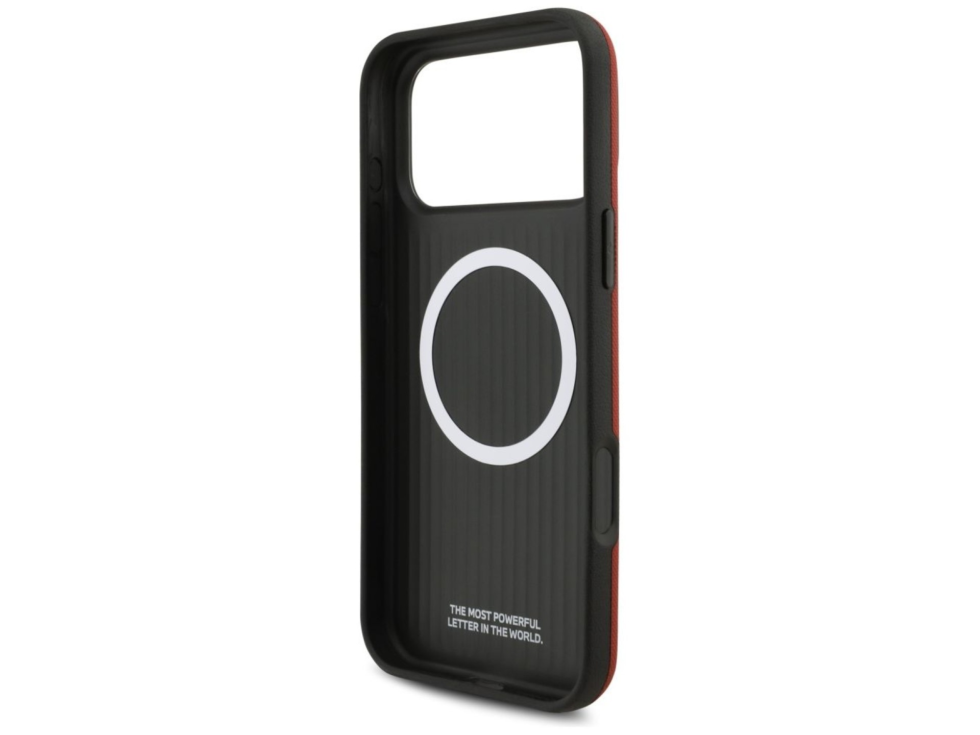 BMW M FW Metal Logo MagSafe Case for iPhone 17 Pro Max - Red