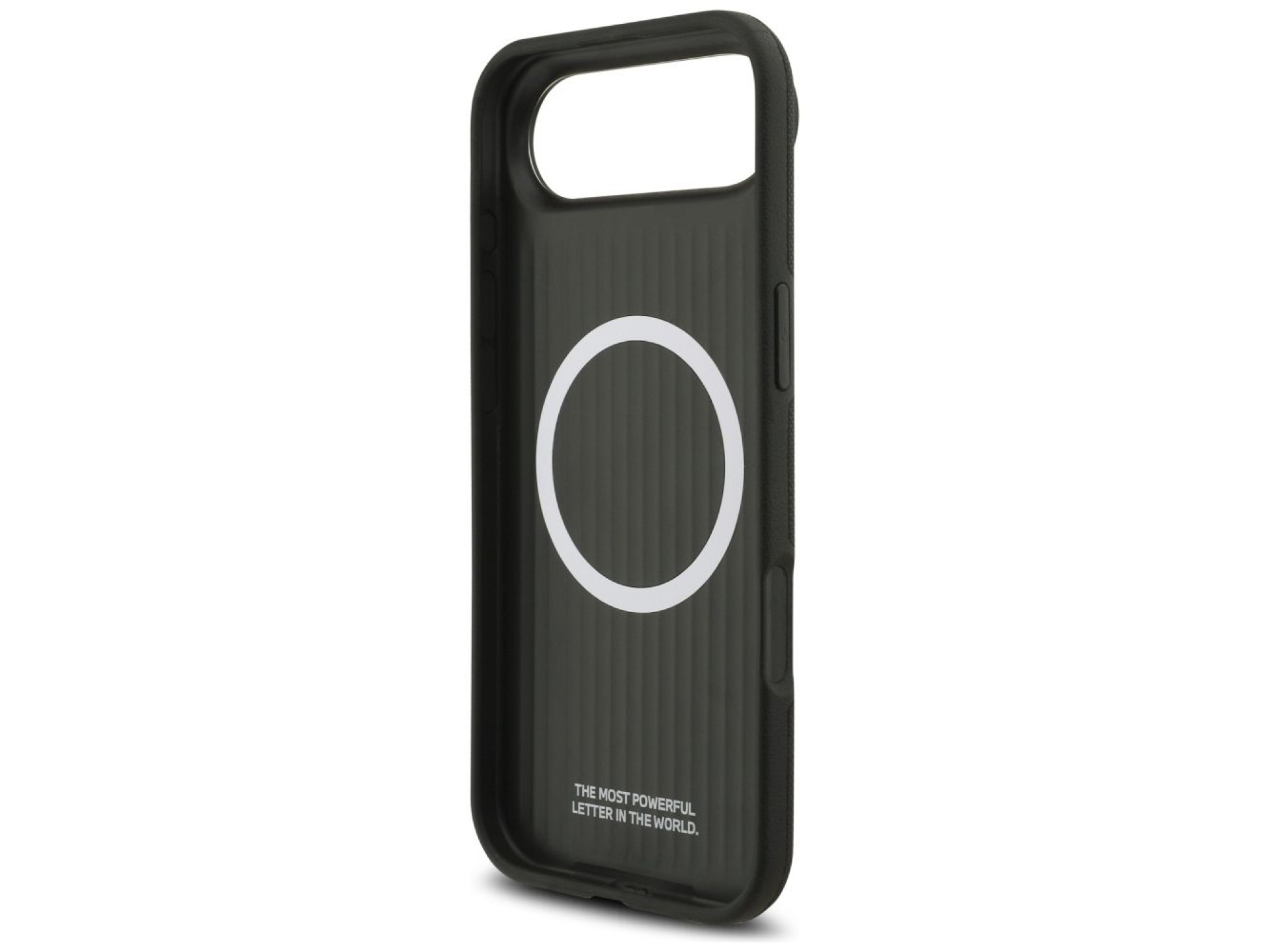 Capa MagSafe com logotipo BMW M FW em metal para iPhone Air - Preta