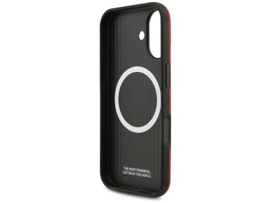 BMW M FW Metal Logo MagSafe Case for iPhone 17 - Red BMW M FW Metal Logo MagSafe Case for iPhone 17 - Red