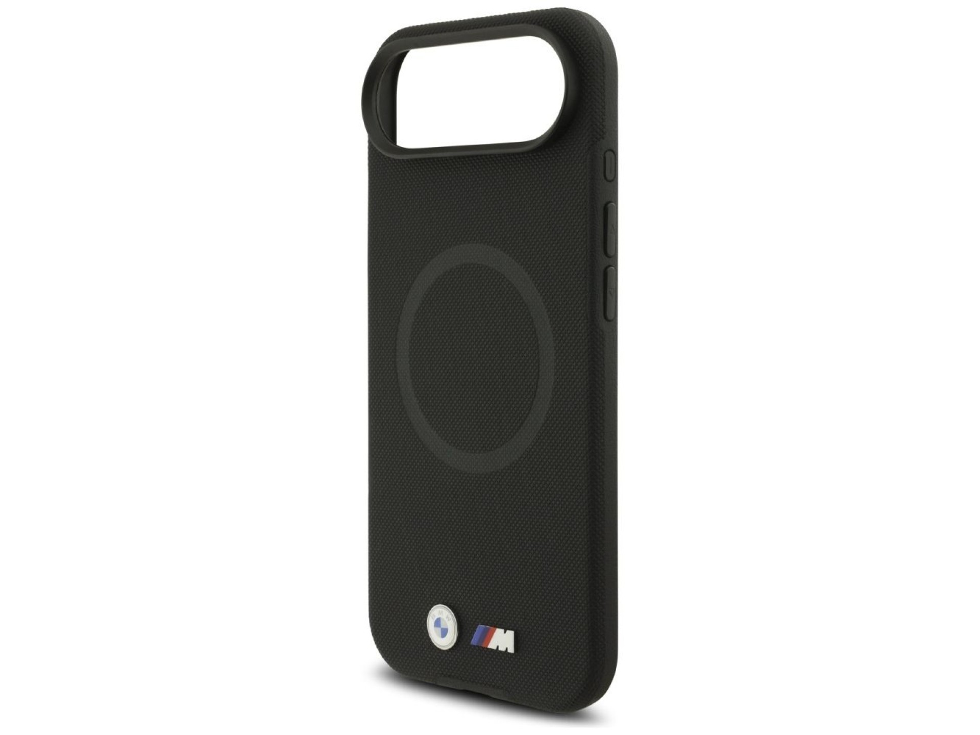 Capa MagSafe com logotipo BMW M FW em metal para iPhone Air - Preta