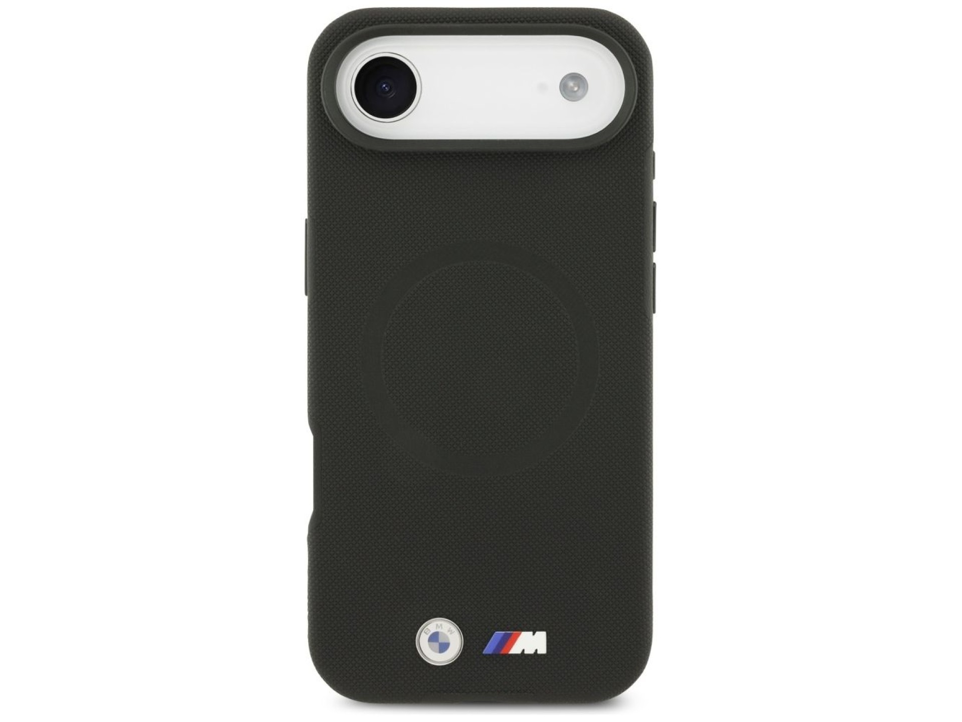 Capa MagSafe com logotipo BMW M FW em metal para iPhone Air - Preta